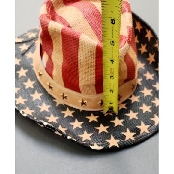 Patriotic Mens Hat Goldcoast Sunwear One Size Shapeable Old Glory - Picture 10 of 12